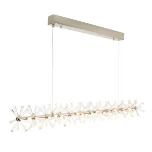 Litecraft Visconte Scafati Nickel Ceiling Pendant Bar