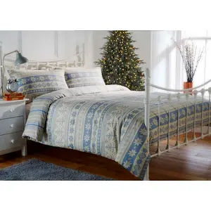 Westminster Flannel Duvet Cover Set with Pillowcases