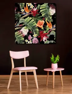 Flowers (Canvas Print) / 114 x 114 x 4cm