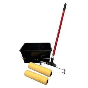 5 Piece Roller Kit - Long Pile Polyester Roller Kit, For DIY Painting & Decorating - Suitable For Sealing