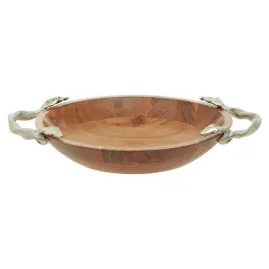 Interiors by Premier Vine Acacia Wood Bowl