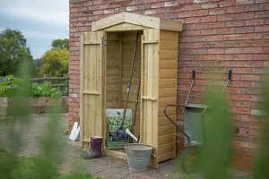 Shiplap Apex Tall Garden Store - Pressure Treated