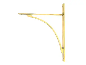 Aged Brass Apperley Shelf Bracket (314mm x 250mm)