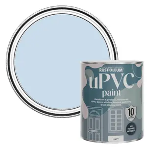 Rust-Oleum Blue Sky Matt UPVC Paint 750ml