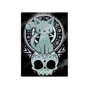 Grindstore Kitten Of The Night Chopping Board Black/Mint Green (One Size)