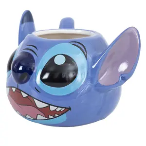 Lilo & Stitch 3D Ceramic 350ml Mug Blue (One Size)