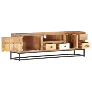 Berkfield TV Cabinet 120x30x40 cm Solid Reclaimed Wood