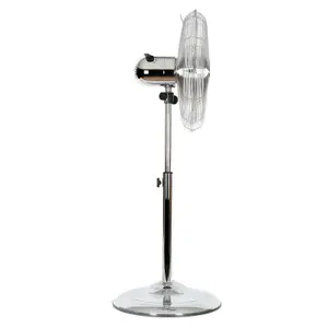 Igenix DF1660 Pedestal Fan, 16 Inch, Oscillating, 3speeds, Chrome