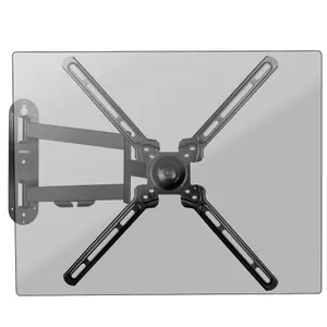 Duronic TVB1130 Full Range TV Bracket, Swivel and Tilt Wall Mount with VESA 600x400 for Flat Screen Television 13-50"