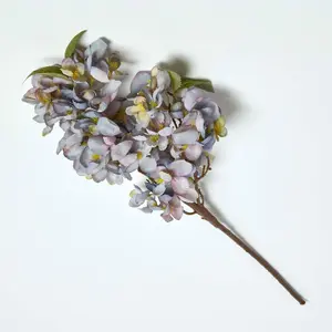 Homescapes Blue Orchard Blossom Flower Single Stem 64 cm