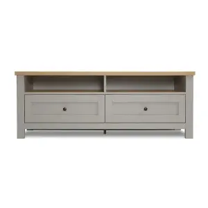 Wiltshire Contemporary TV Unit - Grey -