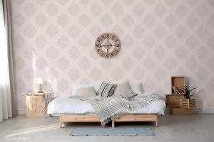 SK Filson Pink Damask Wallpaper