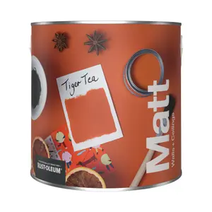 Rust-Oleum Washable Matt Wall Paint - Tiger Tea 2.5L