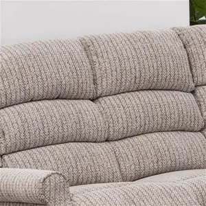 Oak World Windsor 2 Seat Reclining Sofa In Natural Fabric | High Back Comfort Level