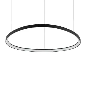 Luminosa GEMINI 105cm Integrated LED Pendant Ceiling Light Black, 3000K