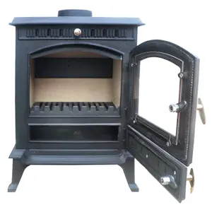 HEATSURE Wood Burner Stoves Multi-fuel Fireplace  Woodburning Heater Warm 7KW