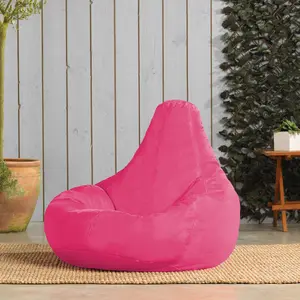 Veeva Recliner Indoor Outdoor Bean Bag Pink Bean Bag Chair