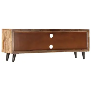 Berkfield TV Cabinet 118x30x40 cm Solid Mango Wood