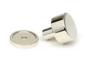 From The Anvil Polished Nickel Kelso Cabinet Knob - 25mm (Plain)