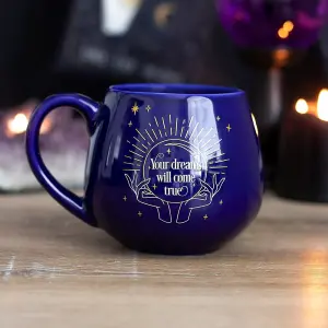 Something Different Fortune Teller Colour Changing Mug Blue (One Size)