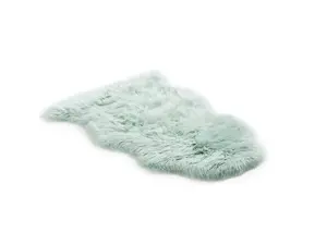 Sage single longwool genuine sheepskin rug 95cm