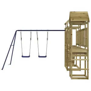 Berkfield Outdoor Playset Impregnated Wood Pine