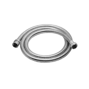 Nes Home 1.5m Flexible Double Lock Stainless Steel Shower Hose Chrome