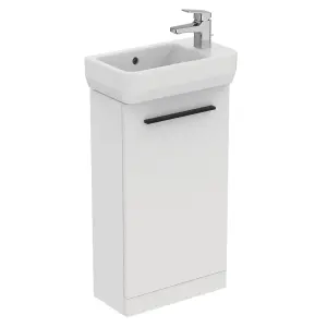 Ideal Standard i.life S Slimline Matt White Freestanding Bathroom Vanity unit (H) 740mm (W) 410mm