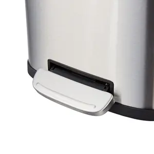 Kitchen Rubbish Bin 5 Litre Soft Close Stainless Steel Waste Bin