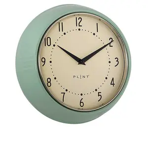 Clocks - Metal/Glass - L23 x W7 x H23 cm - Leaf Green