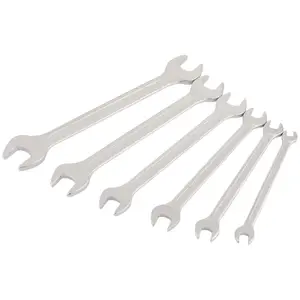 Draper Long Metric Open End Spanner Set (6 Piece) 01341