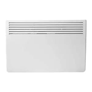 Eco Electric Panel Heater Thermostat 1500W Wall Mounted or Free Standing White