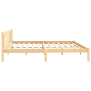 Berkfield Bed Frame Solid Pinewood 200x200 cm