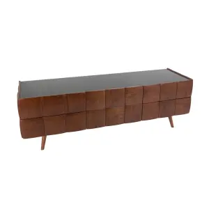 AVF Delano 1.8m TV Stand, for TVs up to 85" - Walnut