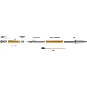 Tooling Stylus Tip Ballpoint Pen Kit - Chrome