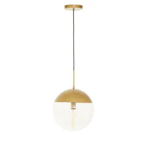 Interiors by Premier Revive Gold Finish Pendant Light