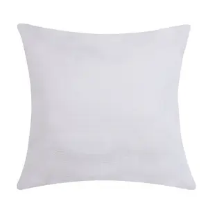 Throw Cushion ABELIA Cotton 45 x 45 cm Abstract Black-White