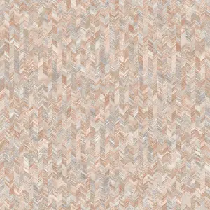 Amazonia Saram Chevron Orange Peach Wallpaper Holden 91290