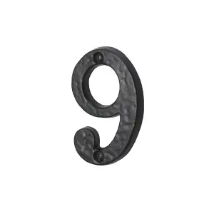 76mm No.4366 Old Hill Ironworks Door Numerals (Number 9)