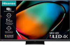 65" HISENSE 65U8KQTUK Smart 4K Ultra HD HDR Mini-LED TV With Amazon Alexa