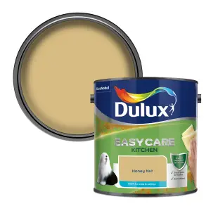 Dulux Easycare Kitchen Honey Nut Matt Wall paint, 2.5L