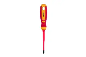 Laser Tools 8466 VDE 1000V Insulated Pozi Drive Screwdriver PZ2 x 100mm