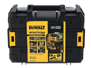 Dewalt DCLE34035D1-GB 3x360 Remote Green Laser 18V 1 x 2.0Ah Li-ion DEWLE34035D1