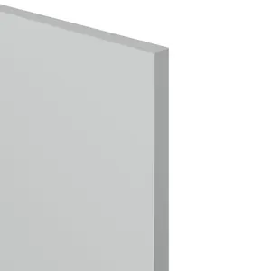 GoodHome Ashmead Matt dove grey Standard Clad on wall panel (H)790mm (W)350mm