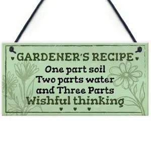 Red Ocean Garden Sign Outdoor Plaque SummerHouse Sign Garden Shed Gardening Gift Friendship Gifts