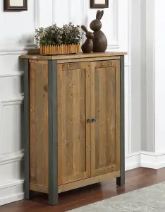 Urban Elegance - Reclaimed Small Shoe Storage Cupboard