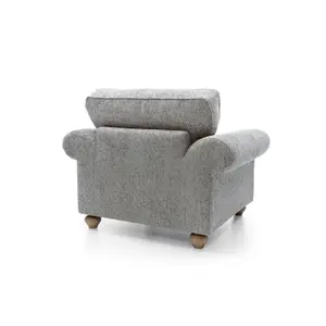 Ingrid Collection Armchair in Ash Grey