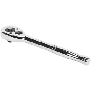 High-Performance 45-Tooth Flip Reverse Ratchet Wrench - 3/8 Inch Drive with Pear Head Design