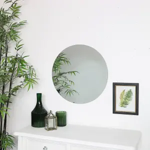 Melody Maison Large Round Frameless Mirror 70cm x 70cm