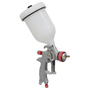 Sealey Professional HVLP Gravity Feed Spray Gun - 1.3mm Set-Up 600mL HVLP01